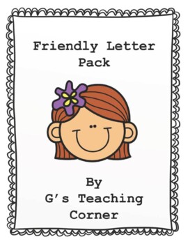 Preview of Friendly Letter Writing Pack-Writing Center Activity {G's teaching Corner}