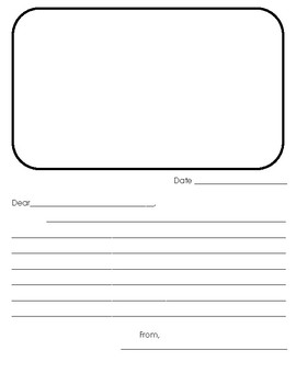 Primary Letter Writing Paper - Classroom Freebies  Letter writing paper,  Friendly letter writing, Kids writing