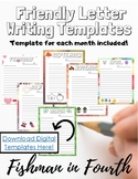 Friendly Letter Writing Templates (Print and Digital)