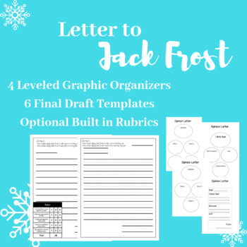 Preview of Friendly Letter to Jack Frost: Differentiated Opinion Writing