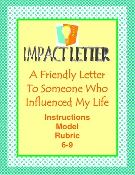 Preview of Friendly Letter to Someone Who Influenced You Unique Get To Know You