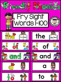 Friendly Phonics First 100 FRY Sight Words with Picture Support