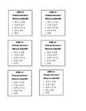 Friendly numbers Student "Cheat Sheet"