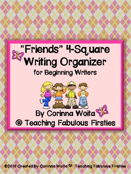 Four square writing template. by Kelley's Klassroom