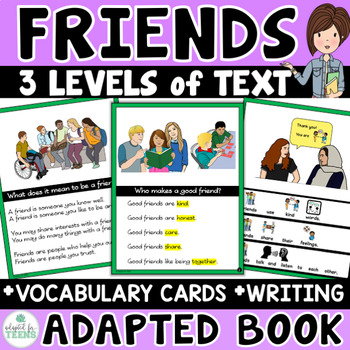 Preview of Friends Adapted Book for Special Education