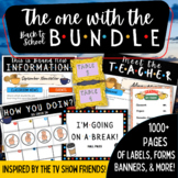 Friends Back to School BUNDLE | Printable Classroom FRIEND