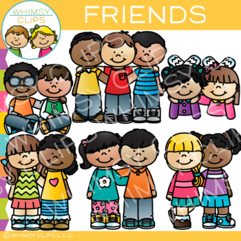 Preview of Friends Clip Art