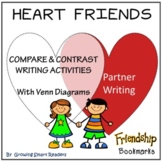 Friends! Compare & Contrast Heart Venn Diagrams and Bookmarks