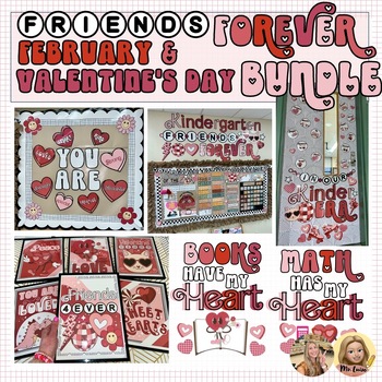 Preview of Friends Forever February & Valentine's Day Decor Bundle