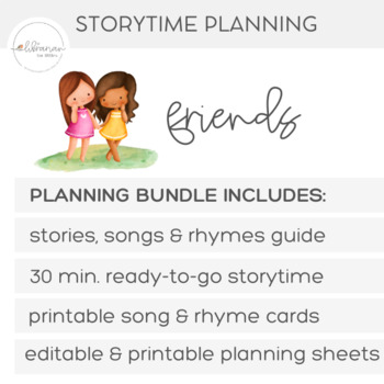 Preview of Friends | Storytime Planning Bundle