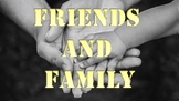 Friends and Family: English Learning Thematic Pack