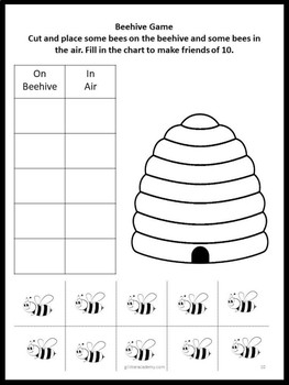 FREE Rainbow Friends of Ten 1st & 2nd Grade Math Worksheets Coloring