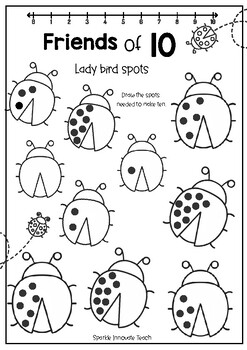 Friends of 10 Lady Bird Spots by Sparkle Innovative Teach | TPT
