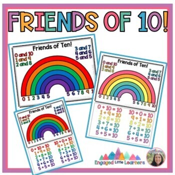 Friends of 10 Ten : FREEBIE : Make A 10 Ten Rainbow by Miss Courtney's Crew