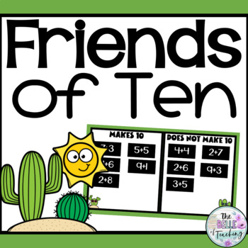 Preview of Friends of Ten Addition