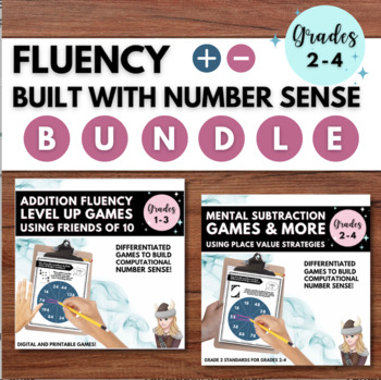 Preview of Friends of Ten Addition & Subtraction Game Bundle: Number Sense & Fact Fluency