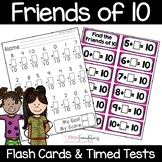 Friends of Ten Flash Cards and Timed Tests - Making Ten - 