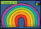 Friends of Ten rainbow template COLORING and POSTER set