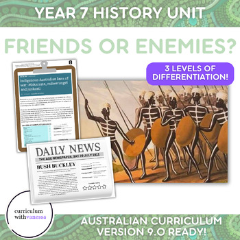 Preview of Friends or Enemies? War, Tribe Relations: Y7 Deep Time Australia History L11