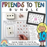 Friends to 10 BUNDLE - Addition and Subtraction worksheets, centres & activities