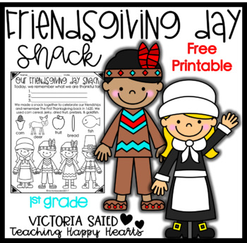 Preview of Free Thanksgiving Day Snack