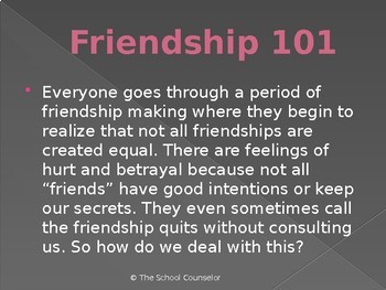 Friendship 101 Close Friends Acquaintances And Frenemies Tpt
