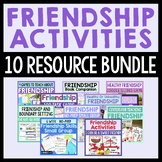Friendship Activities Bundle For Social Skills & How To Be