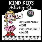Friendship Activities - Kindness Bingo Game, Writing Templ