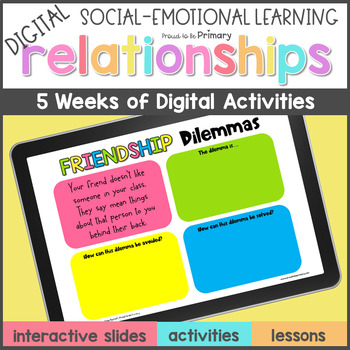 Preview of Friendship Activities & Lessons - Making Friends - Social Emotional DIGITAL 3-5