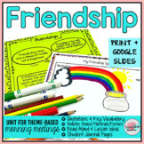 Friendship Activities Morning Meeting with Google Slides 