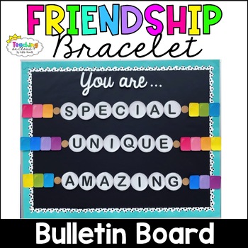 Friendship Bracelet Bulletin Board  Back to School All About Me Banner
