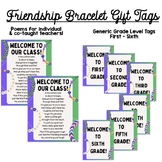 Start of Year Gift - Friendship Bracelet Gift Tag