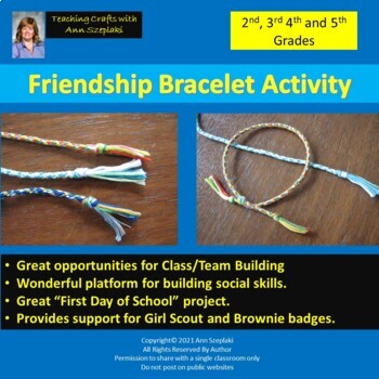 Preview of Friendship Bracelets Activity