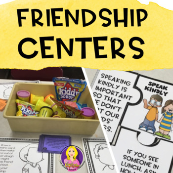 Preview of Friendship Centers | Friendship Activities