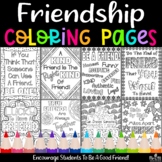 Friendship Coloring Pages / 12 Pages / Relax & Reinforce B