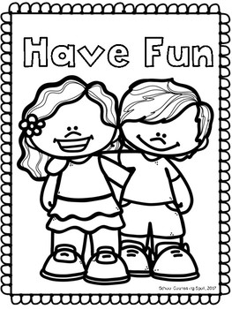 Friendship Coloring Pages - Set of 5 by School Counseling ...