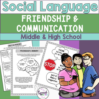 Preview of Friendship & Communication: Social Language Middle & High School