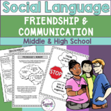 Friendship & Communication: Social Language Middle & High School