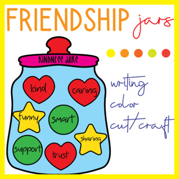 Friendship Craft Kindness Bulletin Board Writing Craft Back to School