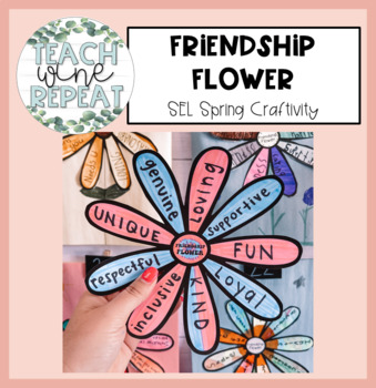 Preview of Friendship Flower- Spring SEL Craftivity