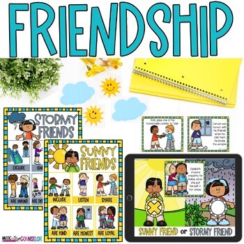 Preview of Friendship Lesson, Qualities of a Good Friend, Making & Keeping Friends