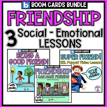 Preview of Friendship Lessons | Social Emotional Learning | Social Skills | Making Friends
