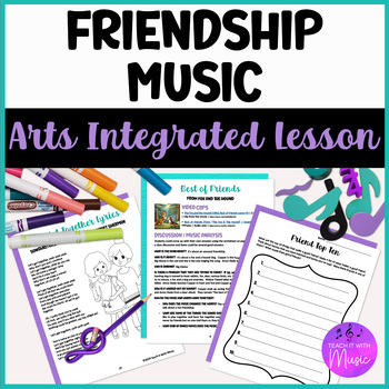 Preview of Friendship Musical Lesson, Activities & Worksheets