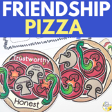 Friendship Pizza Elementary Friendship Craft with Digital Version