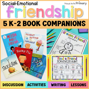 Preview of Friendship Read Aloud Book Lessons & Activities Bundle - How to Make Friends