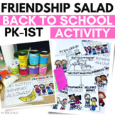 Friendship Salad Activity for Back to School