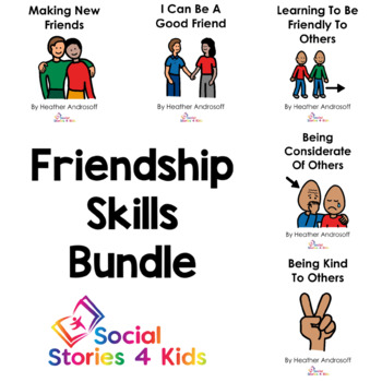 Preview of Friendship Skills Bundle (English Colour Versions)