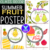 Friendship Summer Fruit Fun Seasonal Poster Classroom Deco