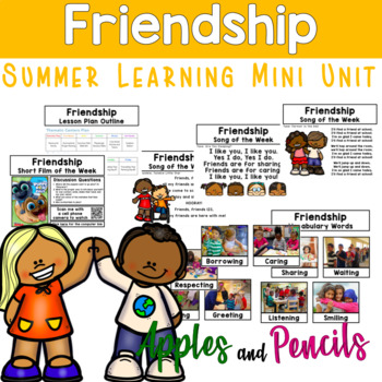 Preview of Friendship - Summer Learning Mini Unit