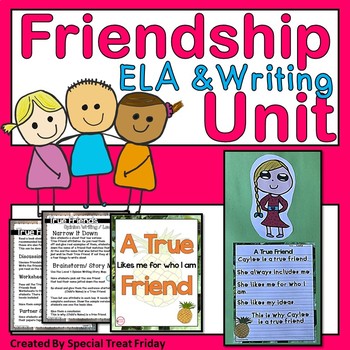 Preview of Friendship Activities and Writing